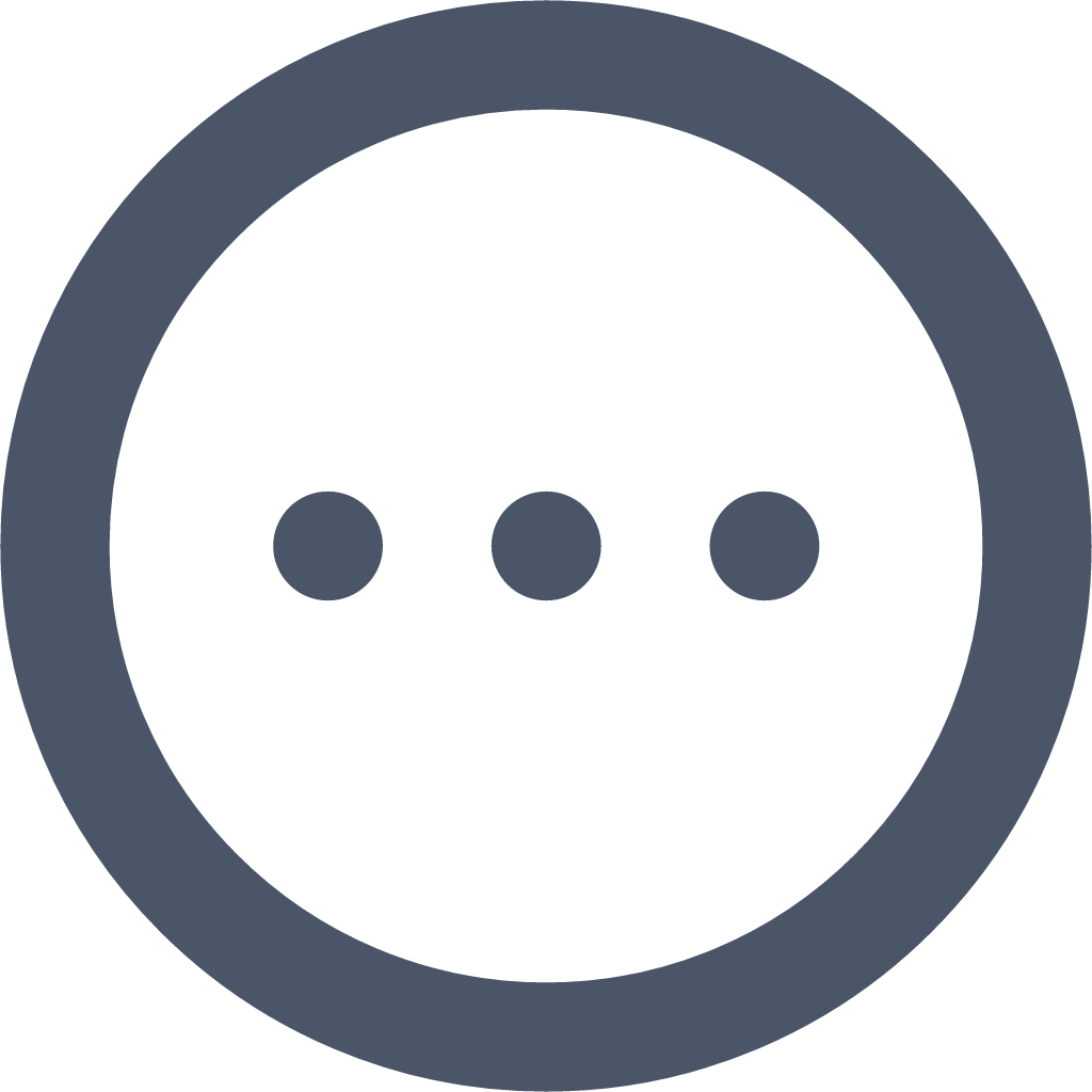 dots circle horizontal icon