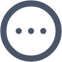 dots circle horizontal icon