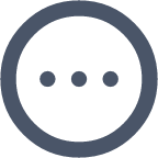 dots circle horizontal icon