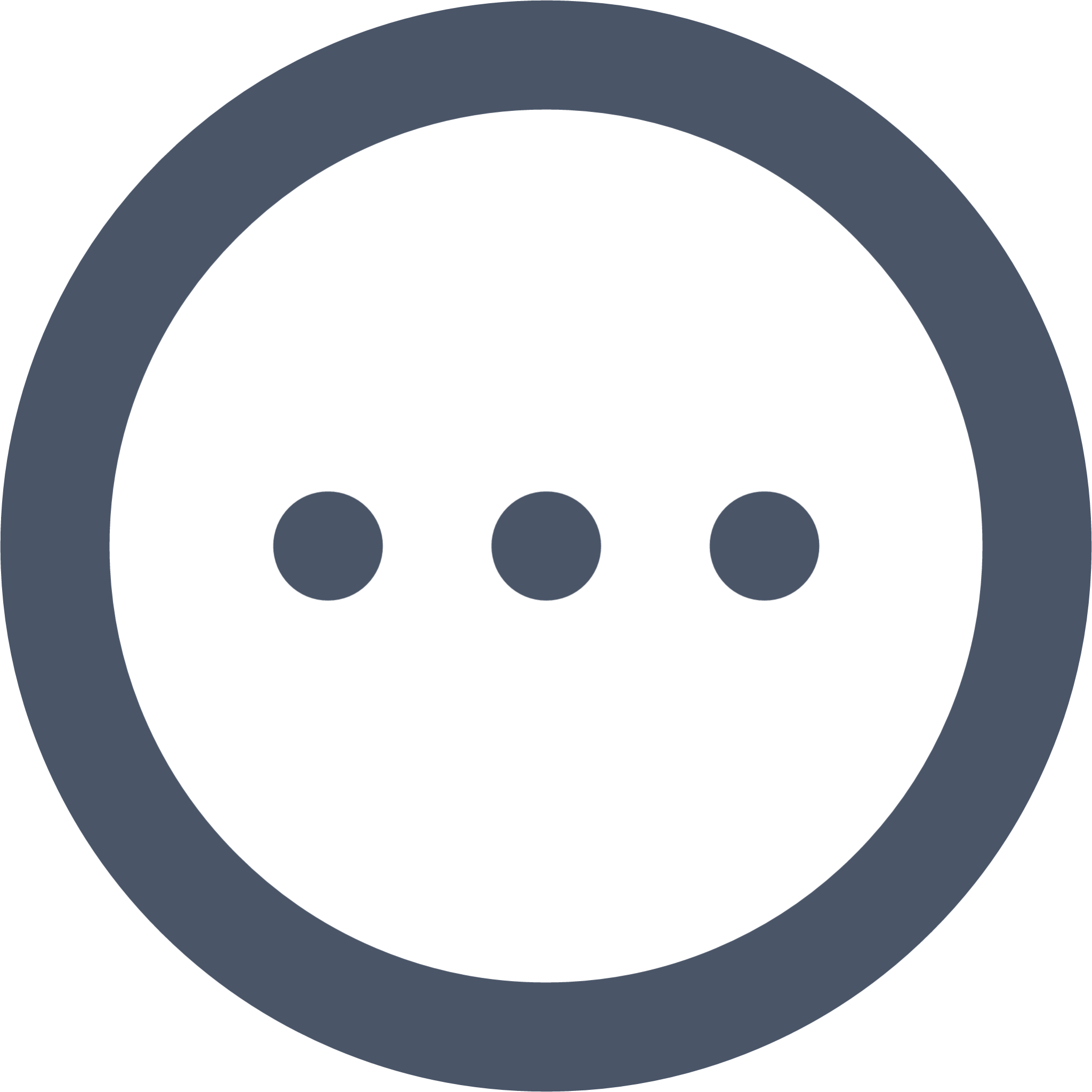 dots circle horizontal icon