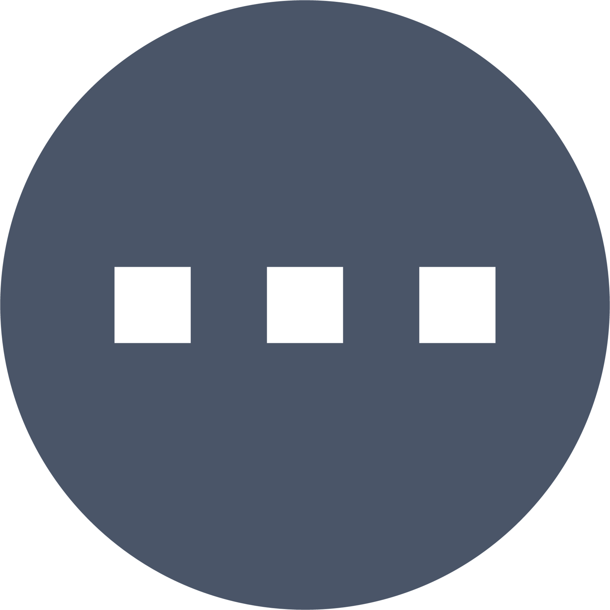 dots circle horizontal icon