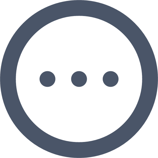 dots circle horizontal icon