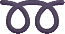 double curly loop emoji