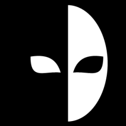 double face mask icon