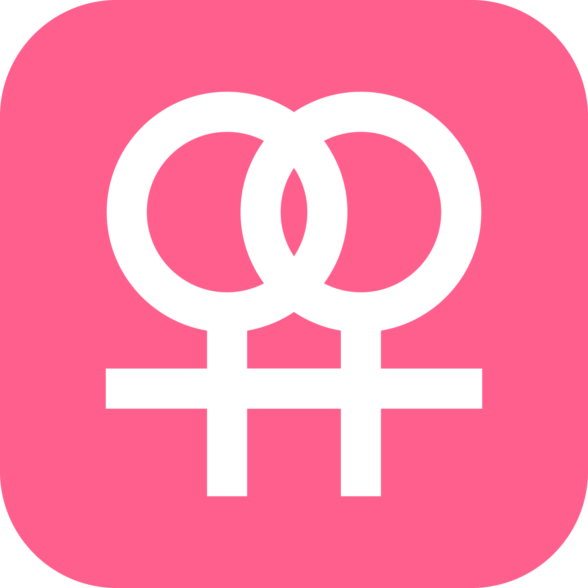 doubled female sign emoji