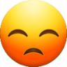 Downcast Face emoji