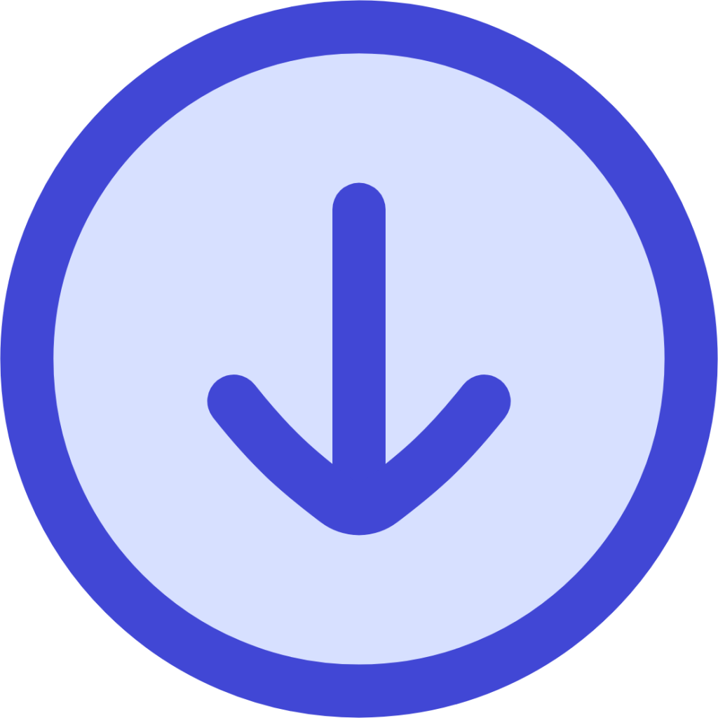 download circle icon
