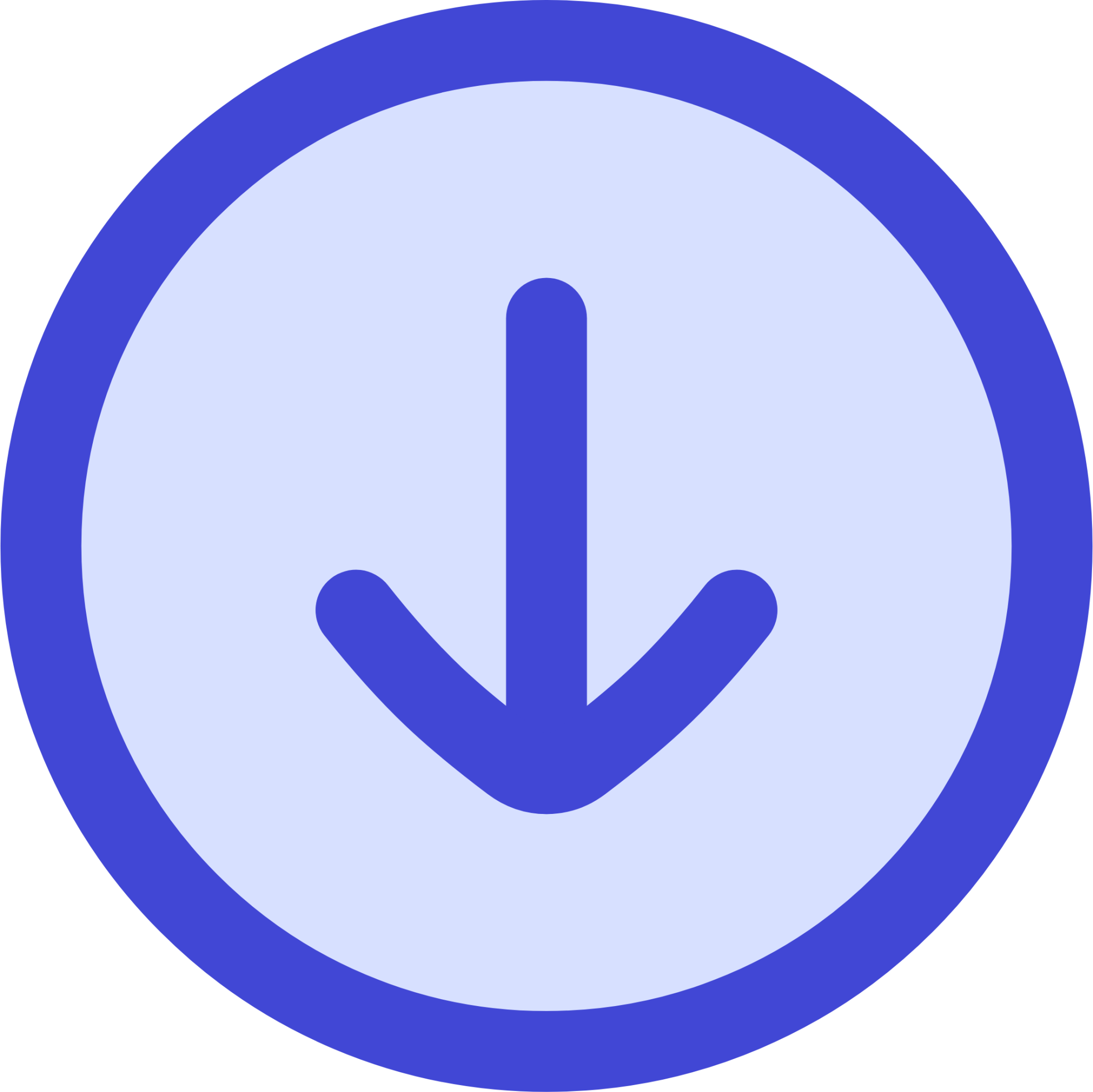 download circle icon