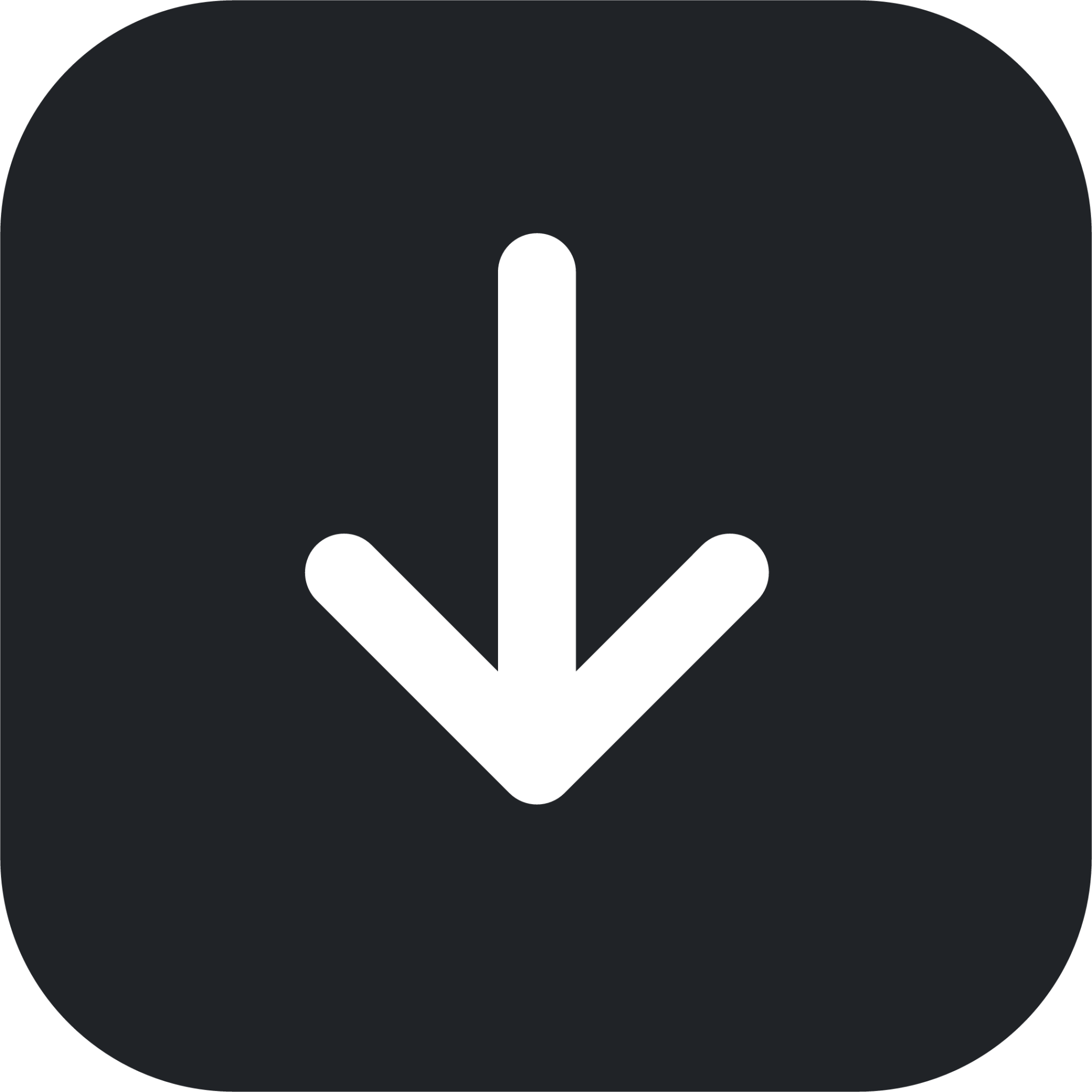 download (rounded filled) icon