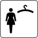 dressing room (women) icon