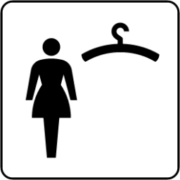 dressing room (women) icon