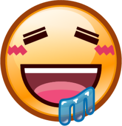 drooling face (smiley) emoji