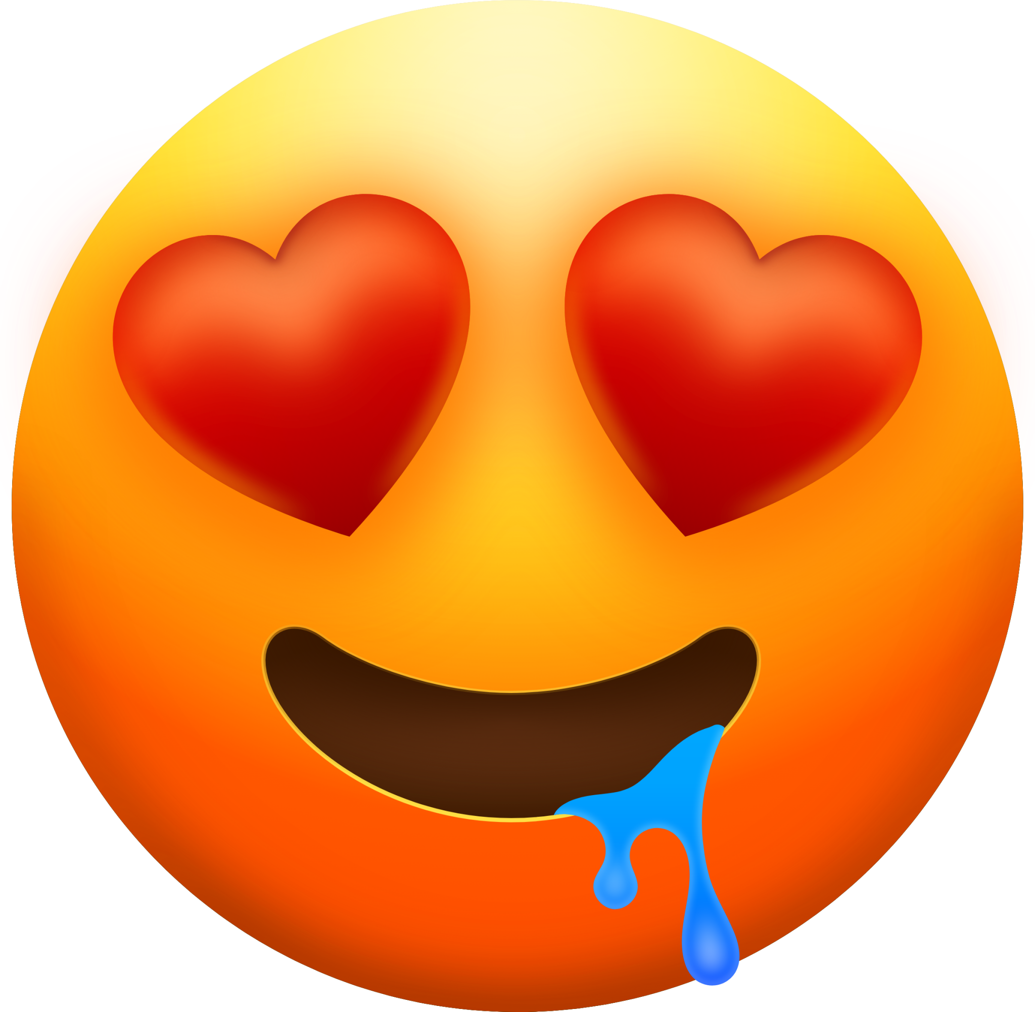 Drooling Face with Heart Eyes Emoji - Download for free – Iconduck