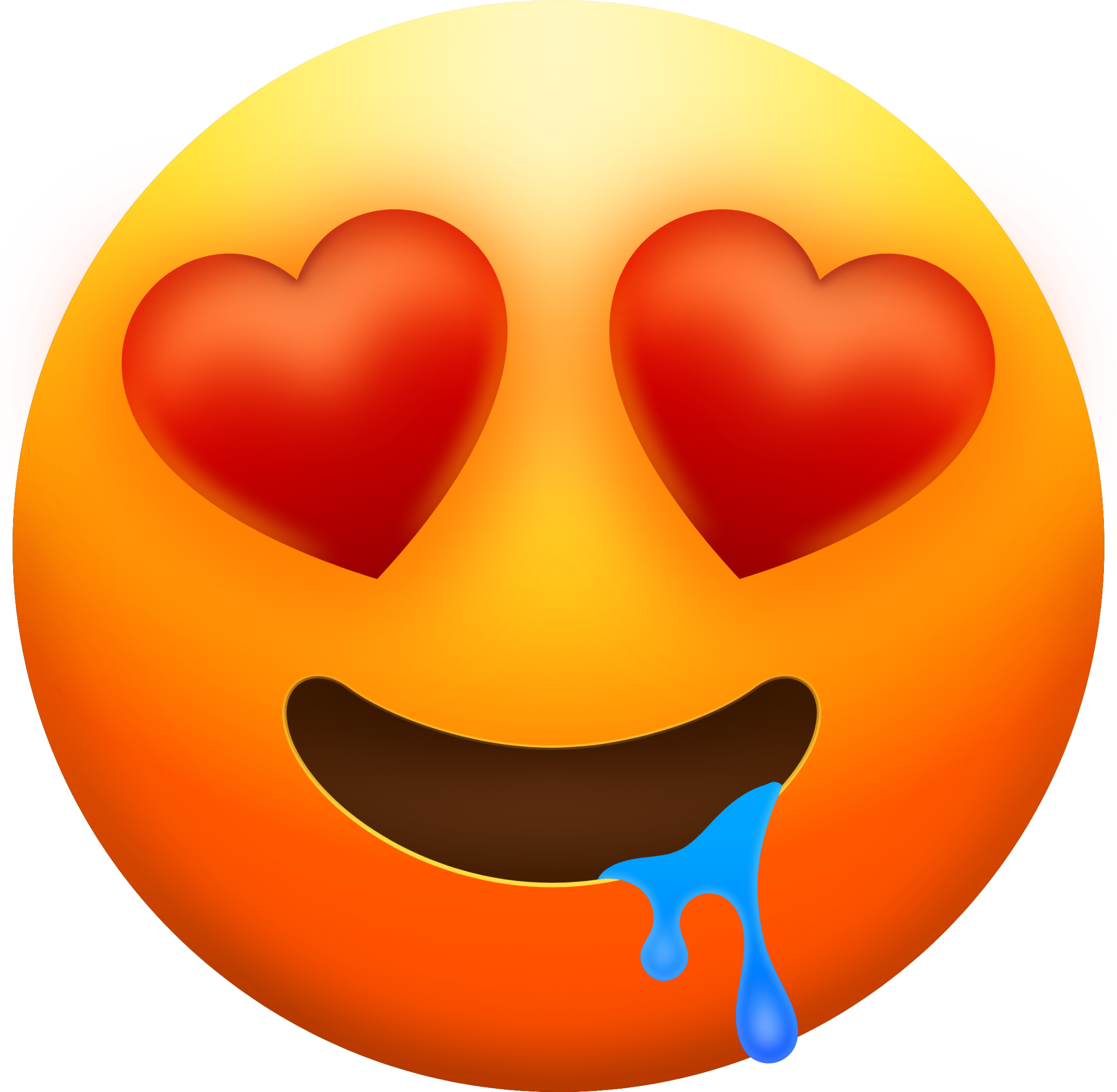 emoji heart eyes