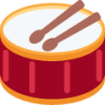 drum with drumsticks emoji