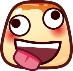 drunk (pudding) emoji