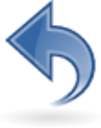 dynamic blue left icon