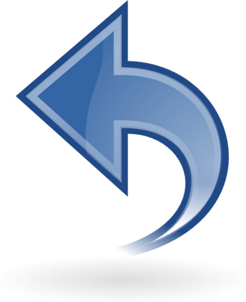 dynamic blue left icon