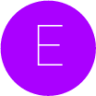 E letter icon