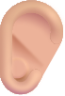 ear medium light emoji