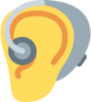 ear with hearing aid emoji