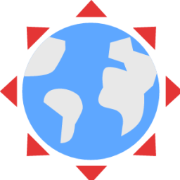 earth arrows icon