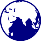 earth asia outline icon