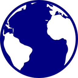 earth atlantic outline icon