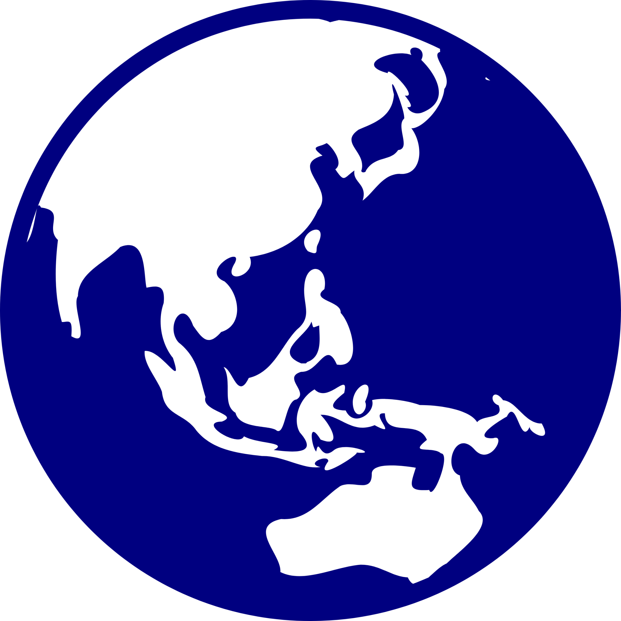 earth australia outline icon