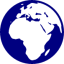 earth euro africa outline icon