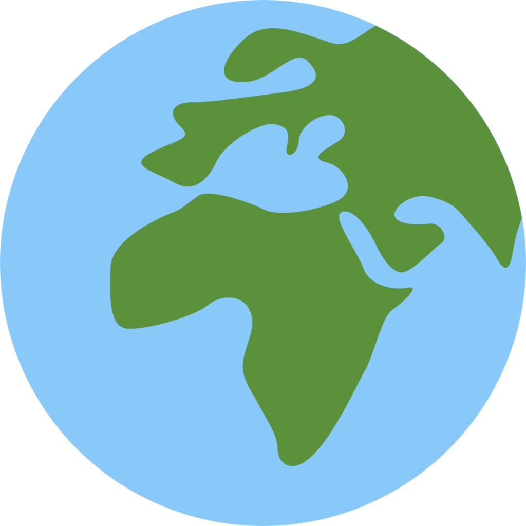 earth globe europe-africa emoji