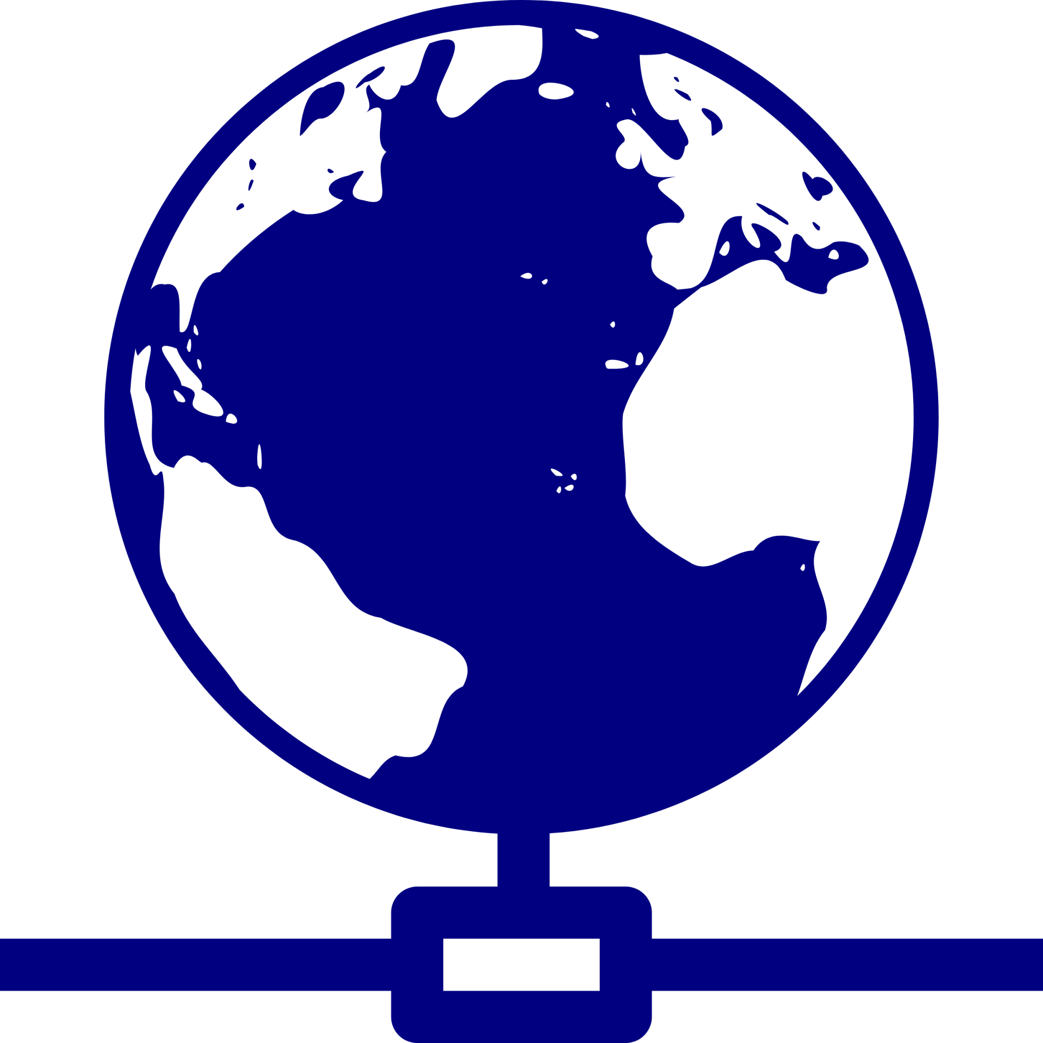 earth net outline icon