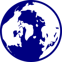 earth north outline icon