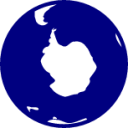 earth south outline icon
