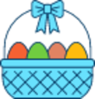 Easter basket illustration