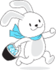 Easter bunny illustration
