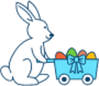 Easter bunny illustration
