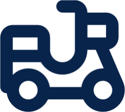 ebike line transport icon