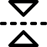 edit flip vertical 2 icon