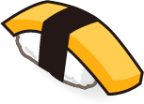 (egg) sushi emoji