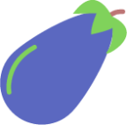 eggplant obergine icon