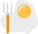 eggs breakfast fork icon