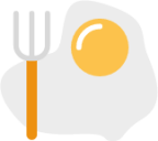 eggs breakfast fork icon