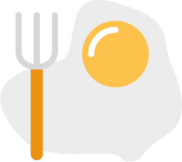 eggs breakfast fork icon