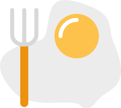 eggs breakfast fork icon