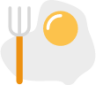 eggs breakfast fork icon