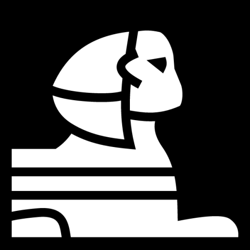egyptian sphinx icon