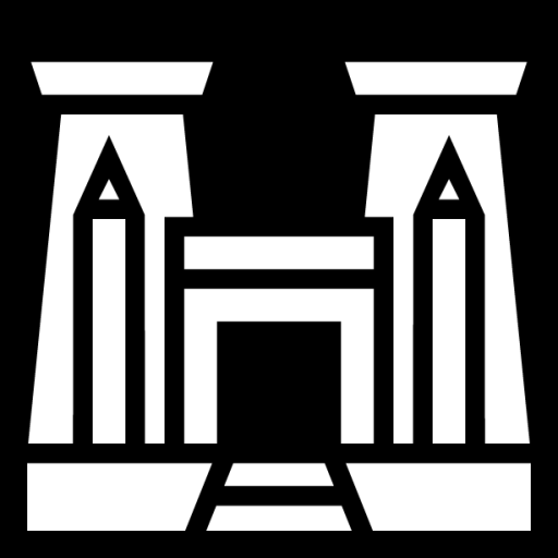 egyptian temple icon
