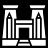 egyptian temple icon