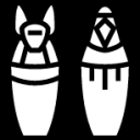 egyptian urns icon